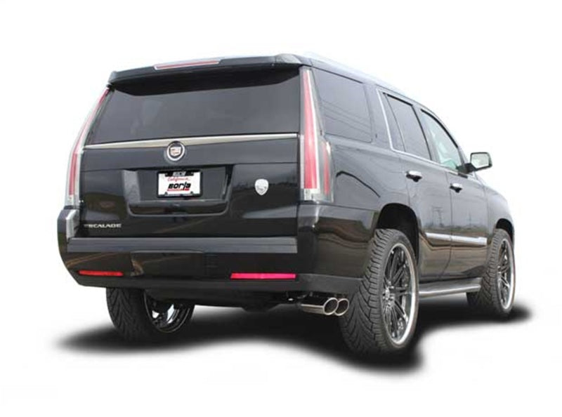 Borla 140560 15-16 Cadillac Escalade ESV 6.2L Auto Trans Dual Round Rolled Truck Side Exit Catback Exhaust - #140560