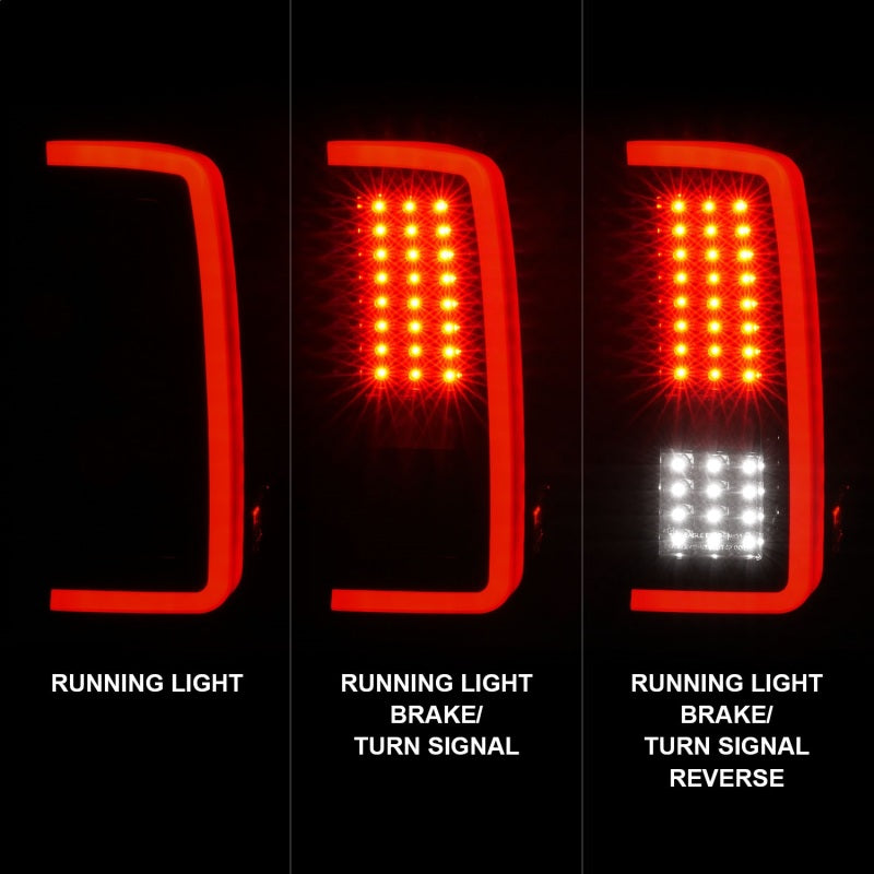 ANZO 2007-2014 Chevrolet Silverado 2500 HD LED Taillights