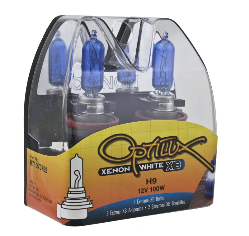HELLA H71070792 Optilux H9 12V/100W XB Xenon White Bulb Pair
