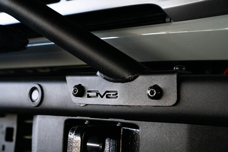 DV8 Offroad 2021-2022 Ford Bronco (Not For Factory Plastic Bumper) Factory Bumper Bull Bar - Black - #LBBR-06