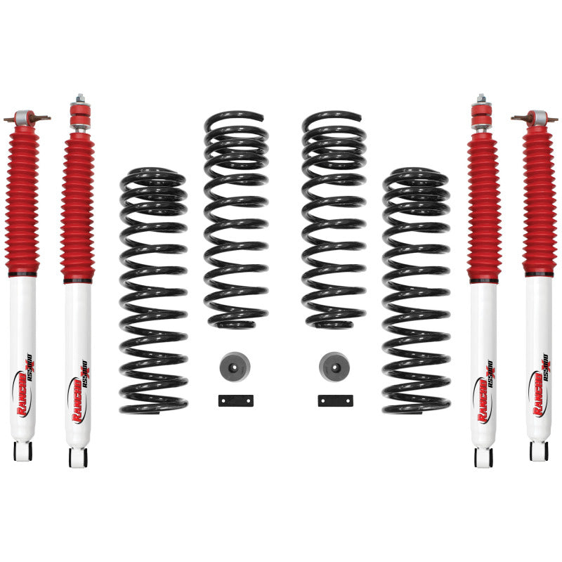 Rancho 07-17 Jeep Wrangler Front and Rear Suspension System - Master Part Number / One Box - #RS66119BR5