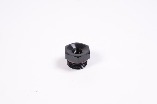 Radium 8AN ORB to 1/8NPT Female Adapter Fitting - Blk Anodized - #14-0119