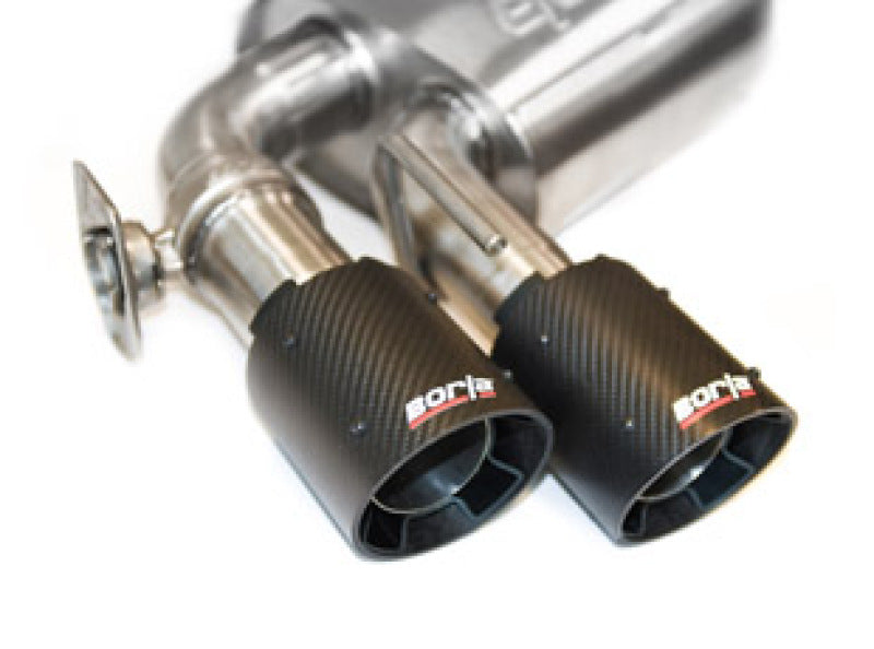 Borla 140727CFBA 17-18 Chevrolet Camaro ZL1 6.2L V8 Atak Catback Exhaust w/ Dual Mode Valves CF Black Anod - #140727CFBA