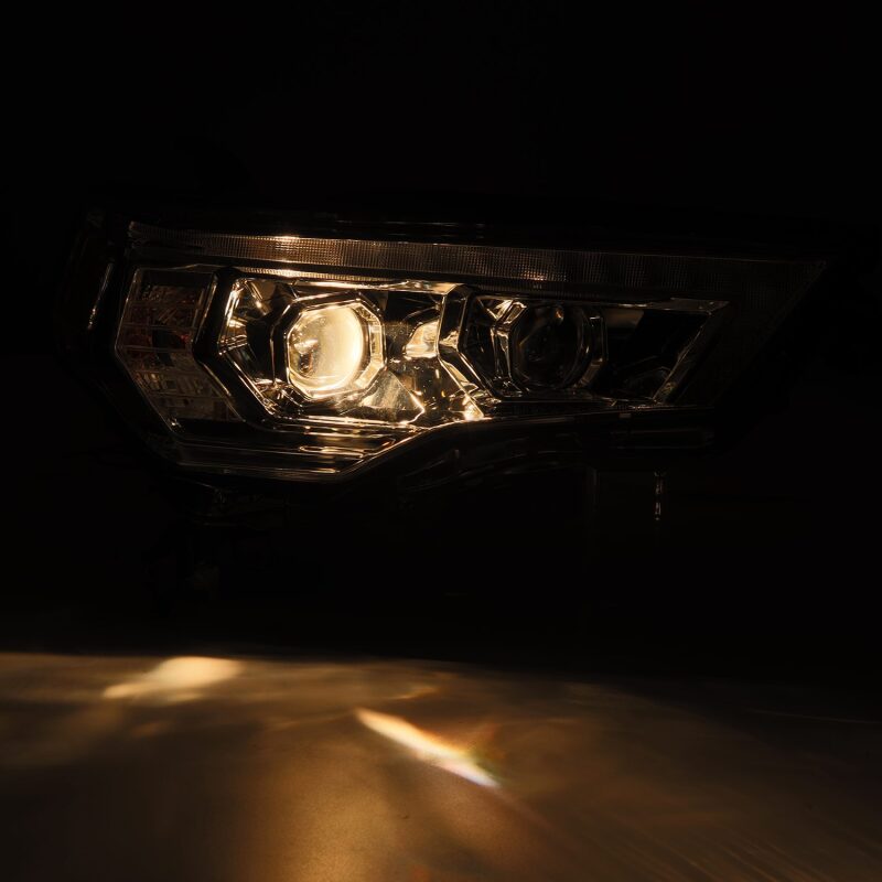 AlphaRex 880850 14-20 Toyota 4Runner PRO-Series LED Projector Headlights Alpha-Black w/Sequential Signal/DRL