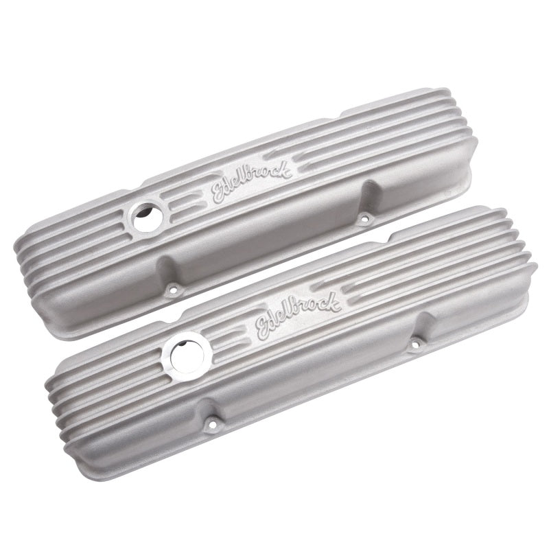 Edelbrock 41449 Valve Cover Classic Series Chevrolet 1959-1986 262-400 CI V8 with Oil Fill Hole