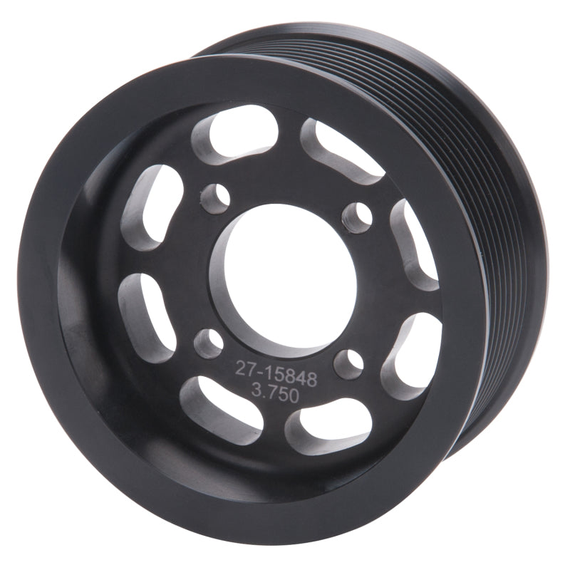 Edelbrock 15848 Pulley Supercharger Enforcer 10 Rib 3.75 in Black