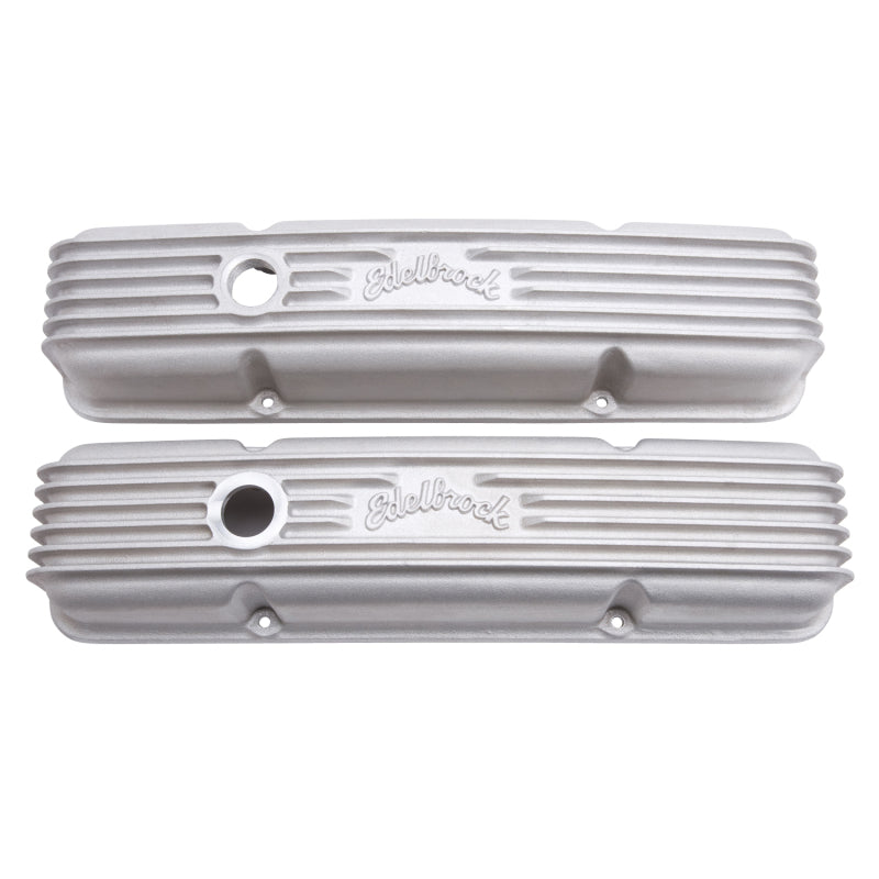 Edelbrock 41449 Valve Cover Classic Series Chevrolet 1959-1986 262-400 CI V8 with Oil Fill Hole