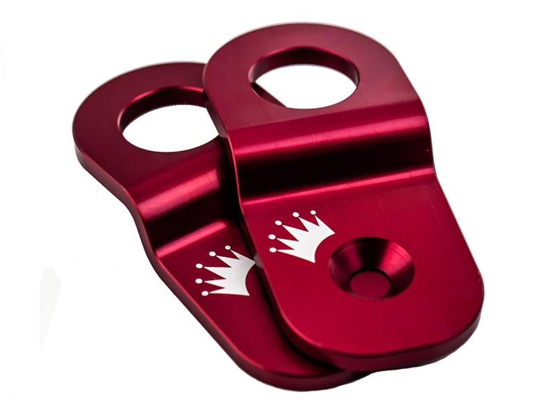 Turbo XS 15-21 Subaru WRX/STI Billet Aluminum Radiator Stay - Red
