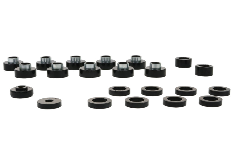 Whiteline W93549 Body Mount Bushing Set for 1980-1986 Jeep CJ7, 1980-1983 Jeep CJ5