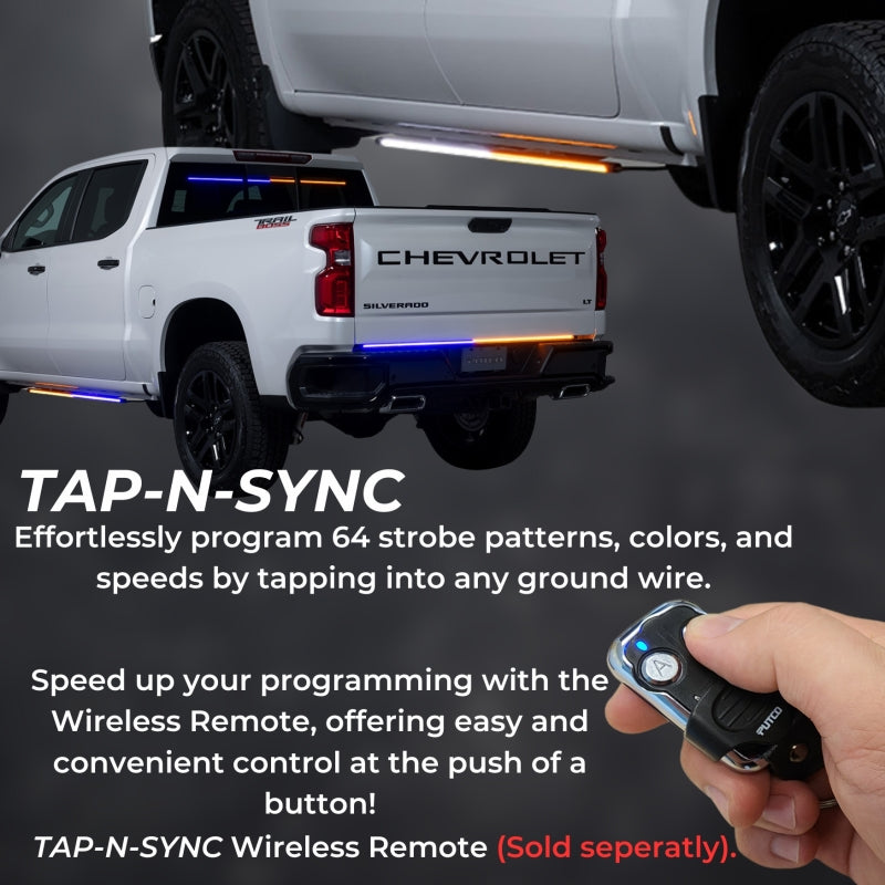 Putco for 2019-2023 Chevrolet Silverado / GMC Sierra LD Blade Rocker Kits Sideliners - Amber/White