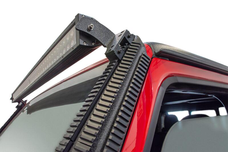 DV8 Offroad 2018+ JL/Gladiator Picatinny Rail A-Pillar Pod LED Light Mount - #D-JL-190052-PIL
