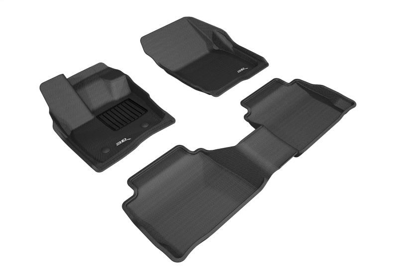 3D MAXpider Kagu Front & Rear Floor Mats for 2017-2020 Lincoln MKZ