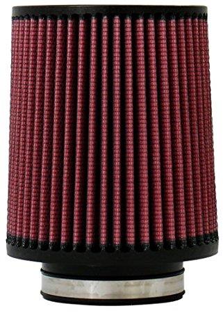 Injen High Performance Air Filter - 3 1/2 Black Oiled Filter 6 Base / 6 7/8 Tall / 5 1/2 Top - #X-1021-BR