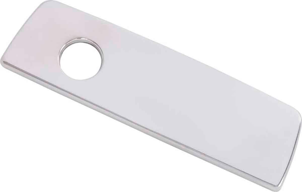Kentrol 30001 Glove Box Door Handle Cover for 2007-2018 Jeep Wrangler JK - Polished Silver