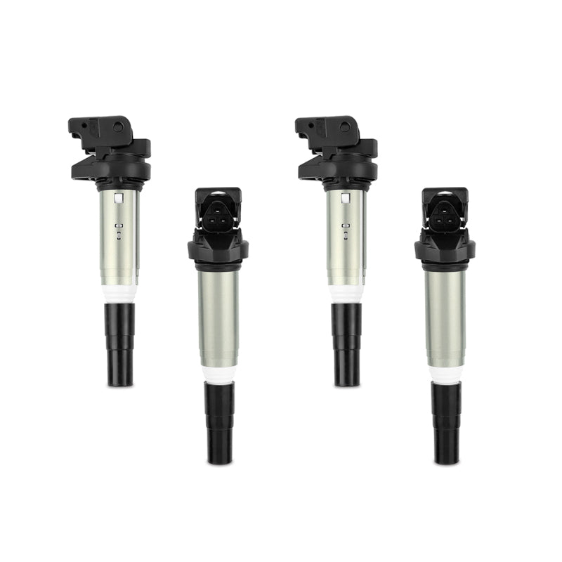 Mishimoto 2002+ BMW M54/N20/N52/N54/N55/N62/S54/S62 Four Cylinder Ignition Coil Set of 4 - #MMIG-BMW-0204