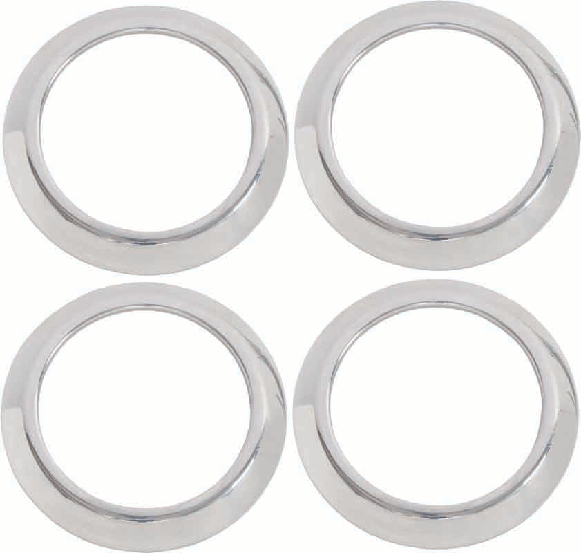 Kentrol 30004 Air Vent Bezels 4 Piece for 2007-2010 Jeep Wrangler JK - Polished Silver