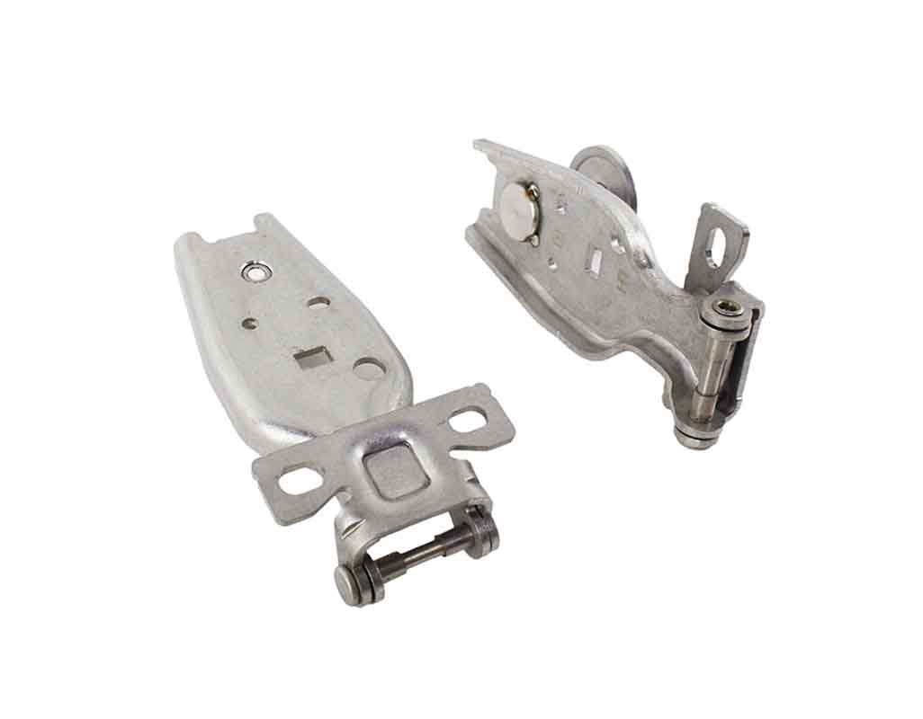 Kentrol 30016 Liftgate Hinge Pair for 2007-2018 Jeep Wrangler JK - Polished Silver