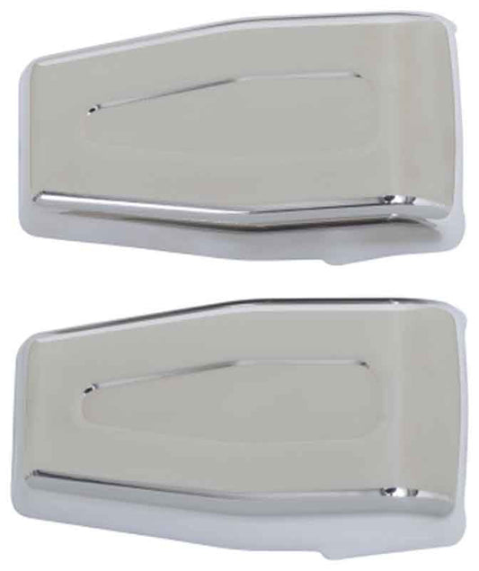 Kentrol 30018 Liftgate Hinge Overlays Pair for 2007-2018 Jeep Wrangler JK - Polished Silver