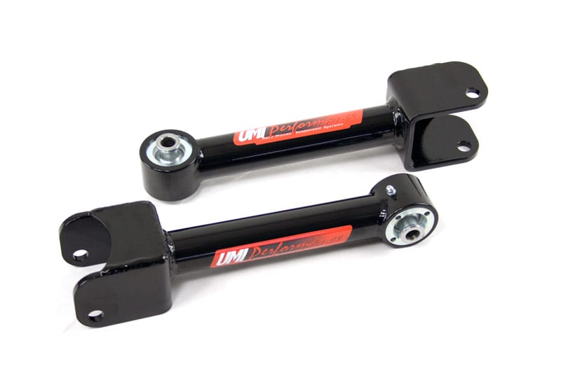 UMI Performance 3036-B Non Adjustable Upper Control Arms Roto-Joint Black