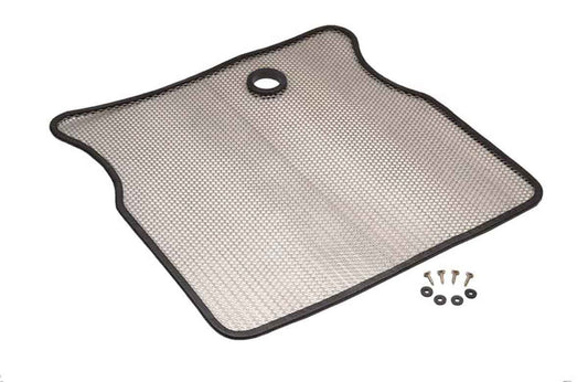 Kentrol 30410 Bug Shield for 1955-1995 Jeep CJ Wrangler YJ - Polished Silver