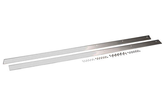 Kentrol 30414 Rocker Guards Pair for 1976-1986 Jeep CJ7 - Polished Silver