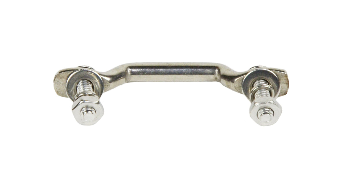 Kentrol 30724 Door Strap Kit for 1997-2006 Jeep Wrangler TJ LJ - Polished Silver