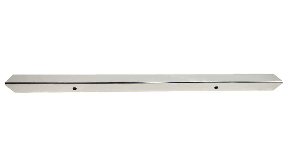 Kentrol 30430WH 54in Front Bumper No License Plate Holes for 1955-1986 Jeep CJ5 CJ7 CJ8 - Polished Silver