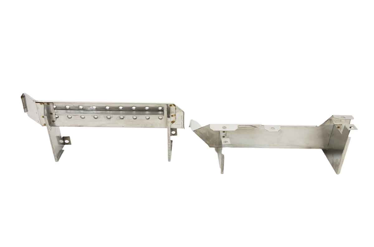 Kentrol 30432 Side Steps Pair for 1976-1995 Jeep CJ Wrangler YJ - Polished Silver
