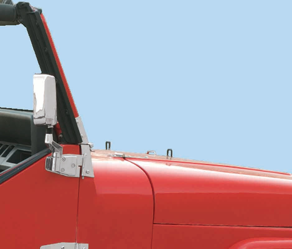 Kentrol 30434 Footman Loop for 1987-1995 Jeep Wrangler YJ - Polished Silver