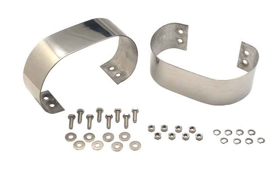 Kentrol 30438 Bumperettes Pair for 1976-1995 Jeep CJ Wrangler YJ - Polished Silver