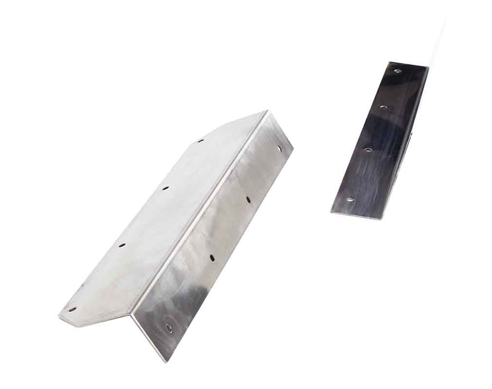 Kentrol 30447 Step Cover Inlays Pair for 1987-1995 Jeep Wrangler YJ - Polished Silver