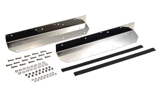 Kentrol 30447 Step Cover Inlays Pair for 1987-1995 Jeep Wrangler YJ - Polished Silver