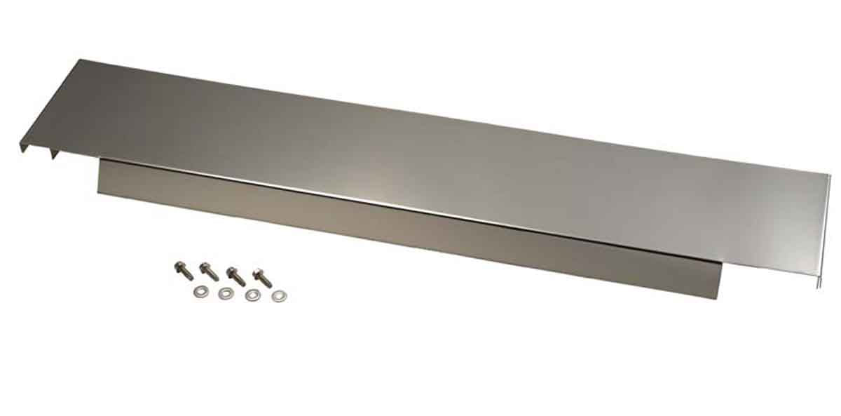 Kentrol 30456 Frame Cover for 1987-1995 Jeep Wrangler YJ - Polished Silver