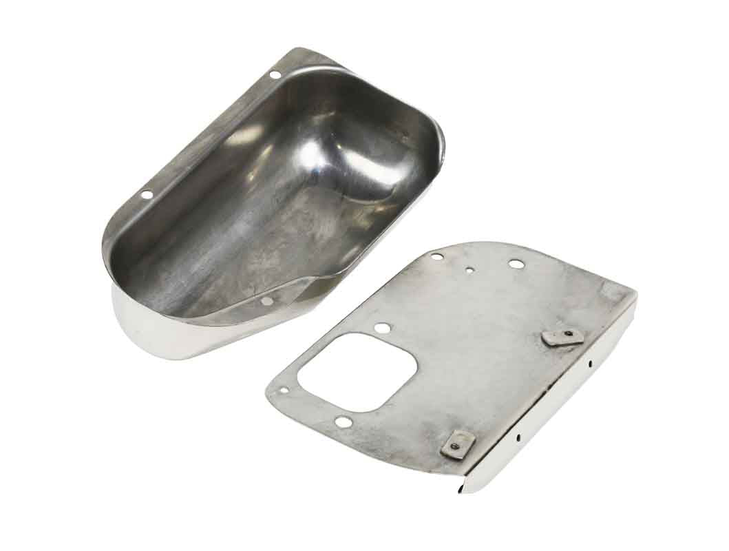 Kentrol 30459 Wiper Motor Cover for 1976-1986 Jeep CJ5 CJ7 CJ8 - Polished Silver