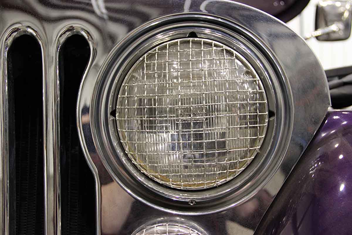 Kentrol 30465 Wire Mesh Light Guard Set 6 Piece for 1976-1986 Jeep CJ7 - Polished Silver