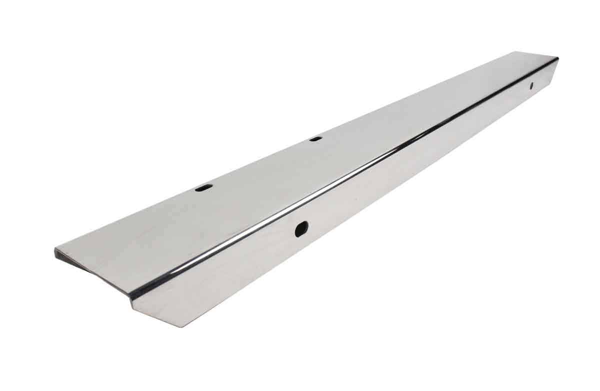 Kentrol 30471 42in Front Bumper No License Plate Holes for 1955-1986 Jeep CJ5 CJ7 CJ8 - Polished Silver