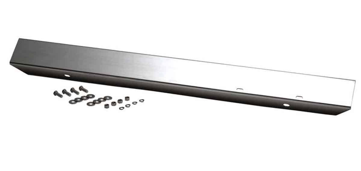 Kentrol 30471 42in Front Bumper No License Plate Holes for 1955-1986 Jeep CJ5 CJ7 CJ8 - Polished Silver