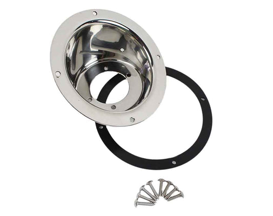 Kentrol 30480 Gas Filler Neck for 1997-2006 Jeep Wrangler TJ LJ - Polished Silver