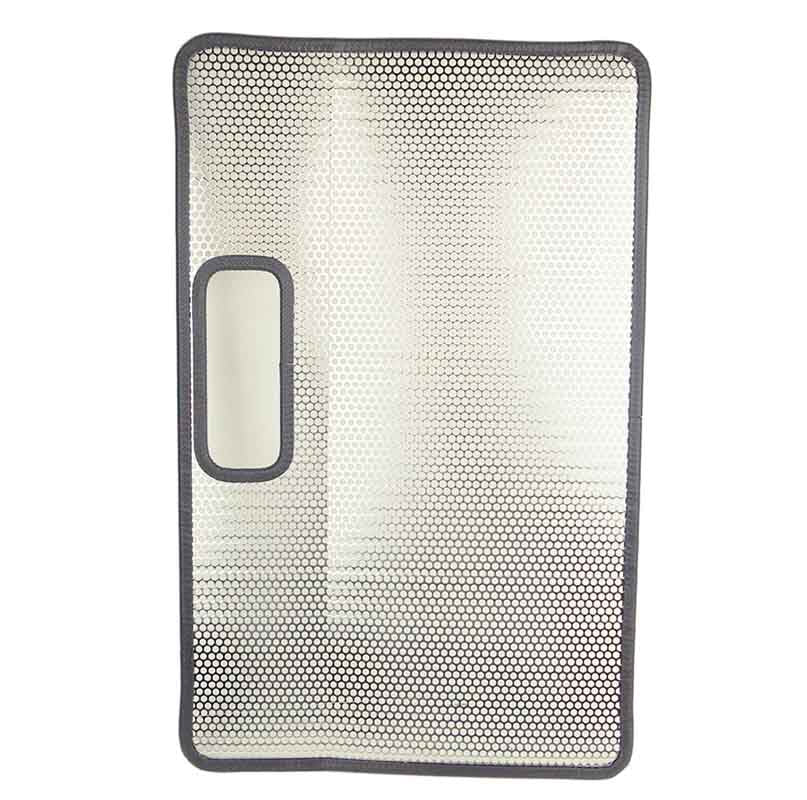 Kentrol 30490 Bug Shield for 1997-2006 Jeep Wrangler TJ LJ - Polished Silver
