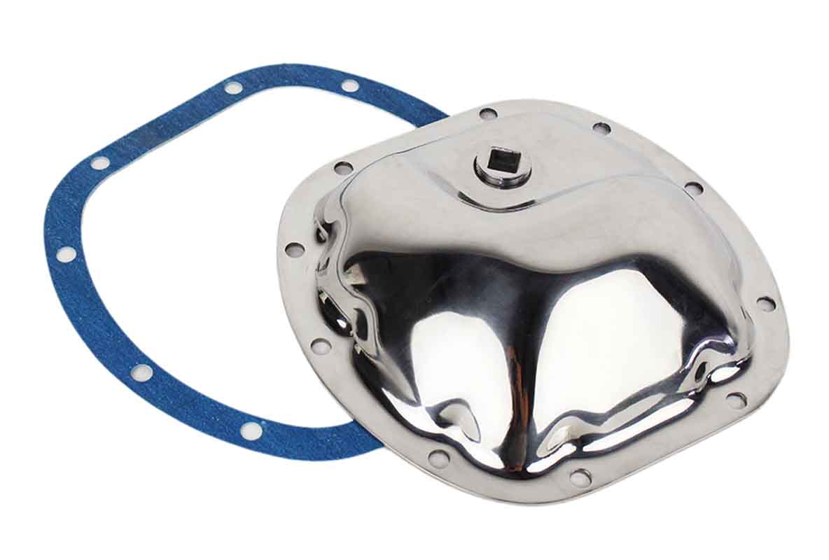 Kentrol 304TJ30 Front Differential Cover Dana 30 for 1984-2006 Jeep Wrangler YJ TJ Cherokee XJ Grand Cherokee ZJ WJ - Polished Silver