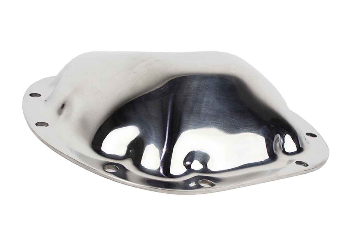 Kentrol 304TJ30 Front Differential Cover Dana 30 for 1984-2006 Jeep Wrangler YJ TJ Cherokee XJ Grand Cherokee ZJ WJ - Polished Silver