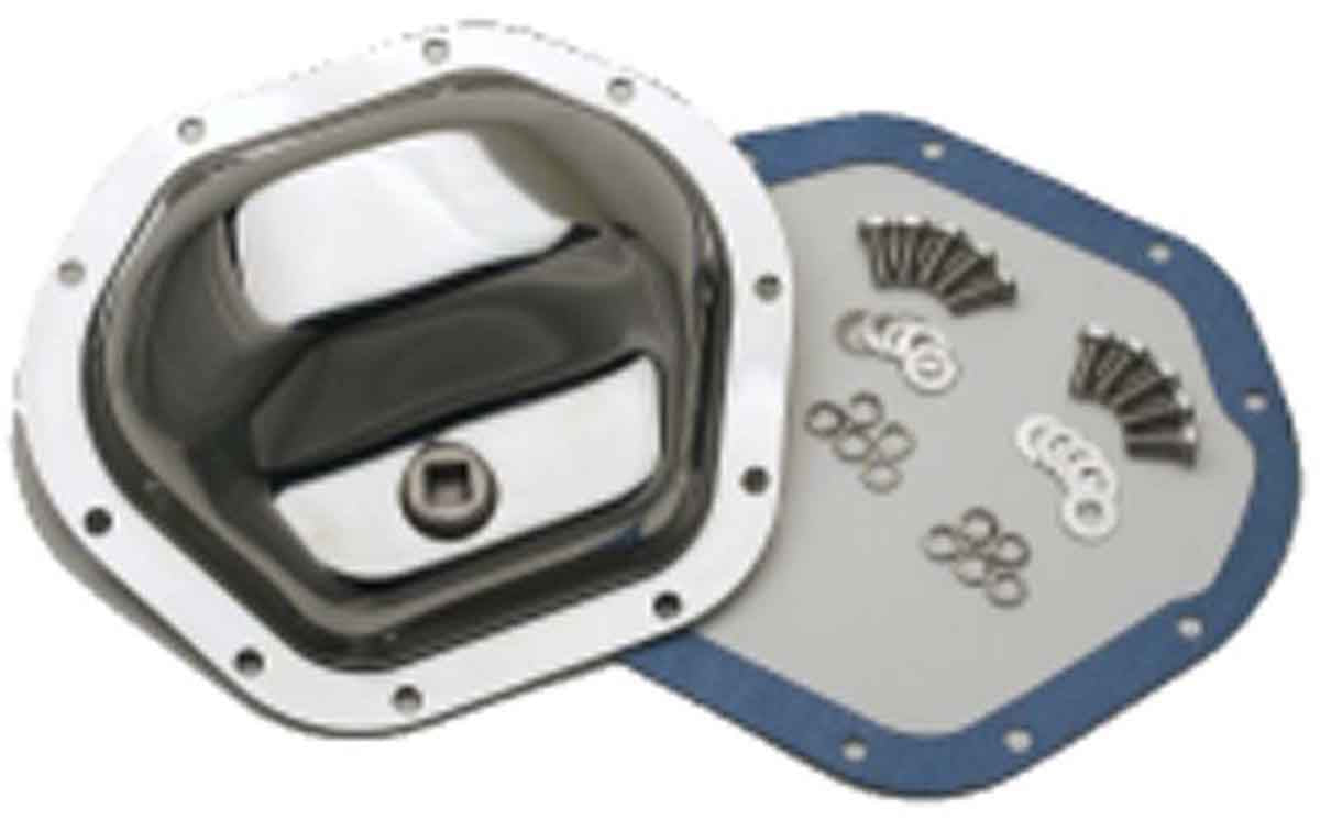 Kentrol 304CM44 Front or Rear Differential Cover Dana 44 for 1997-2006 Jeep Wrangler TJ LJ - Polished Silver