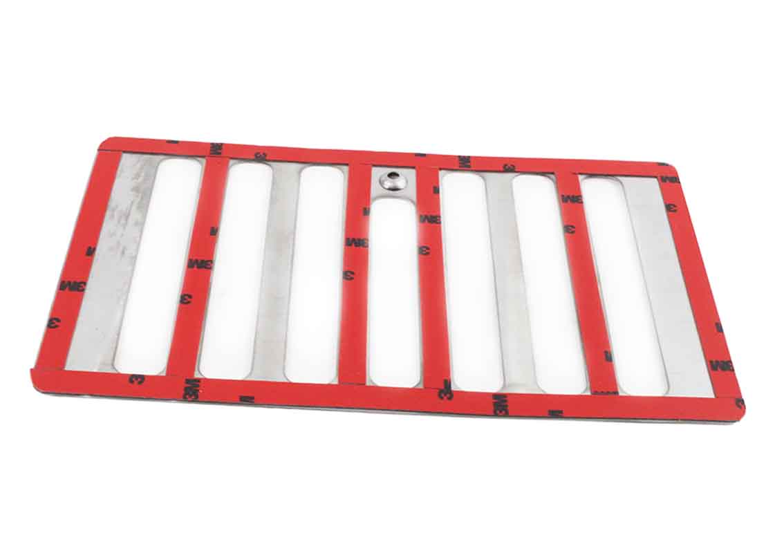 Kentrol 30500 Hood Vent for 1997-2006 Jeep Wrangler TJ LJ - Polished Silver