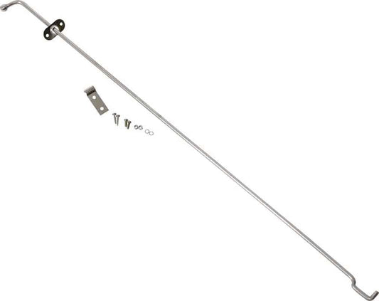 Kentrol 30523 Hood Prop Rod for 1972-1986 Jeep CJ5 CJ7 CJ8 - Polished Silver