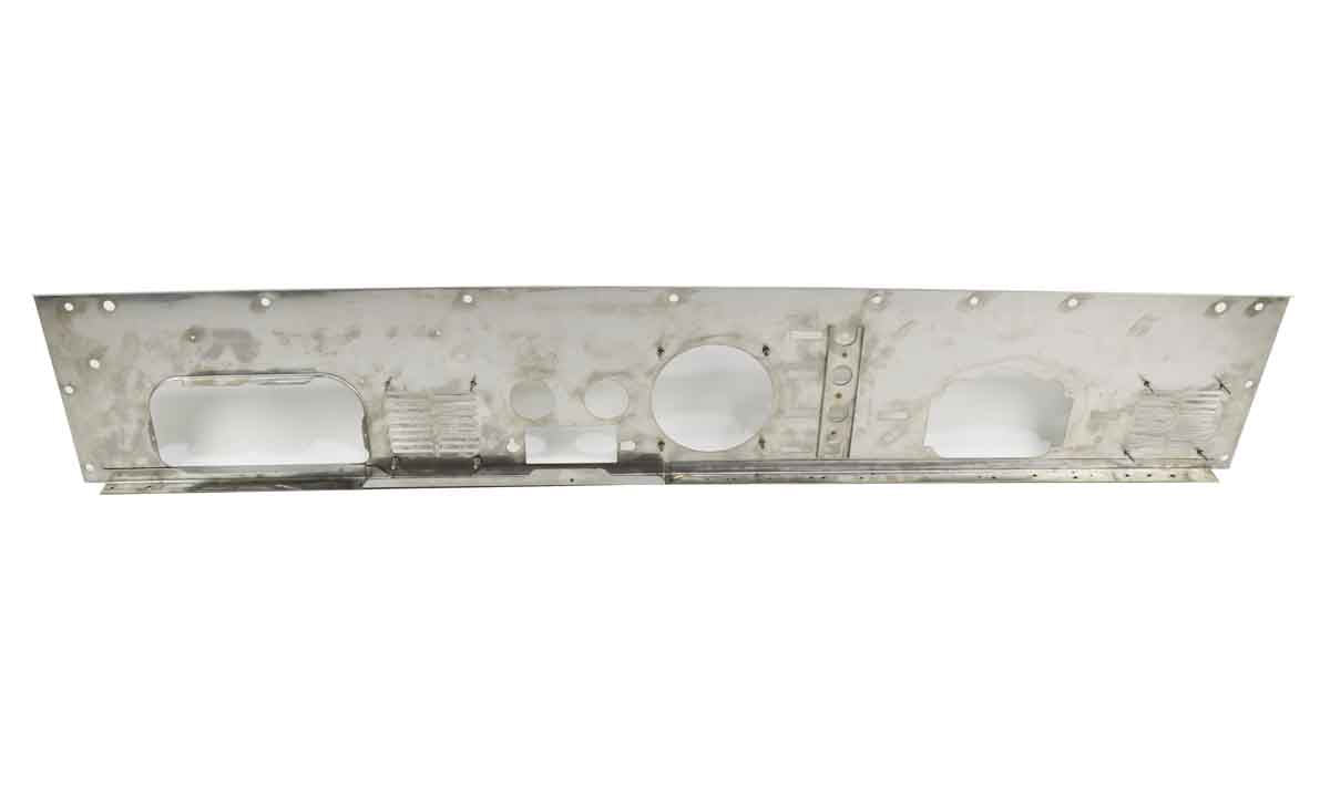 Kentrol 30565 Dash Panel with Radio Opening for 1977-1986 Jeep CJ5 CJ7 CJ8 - Polished Silver