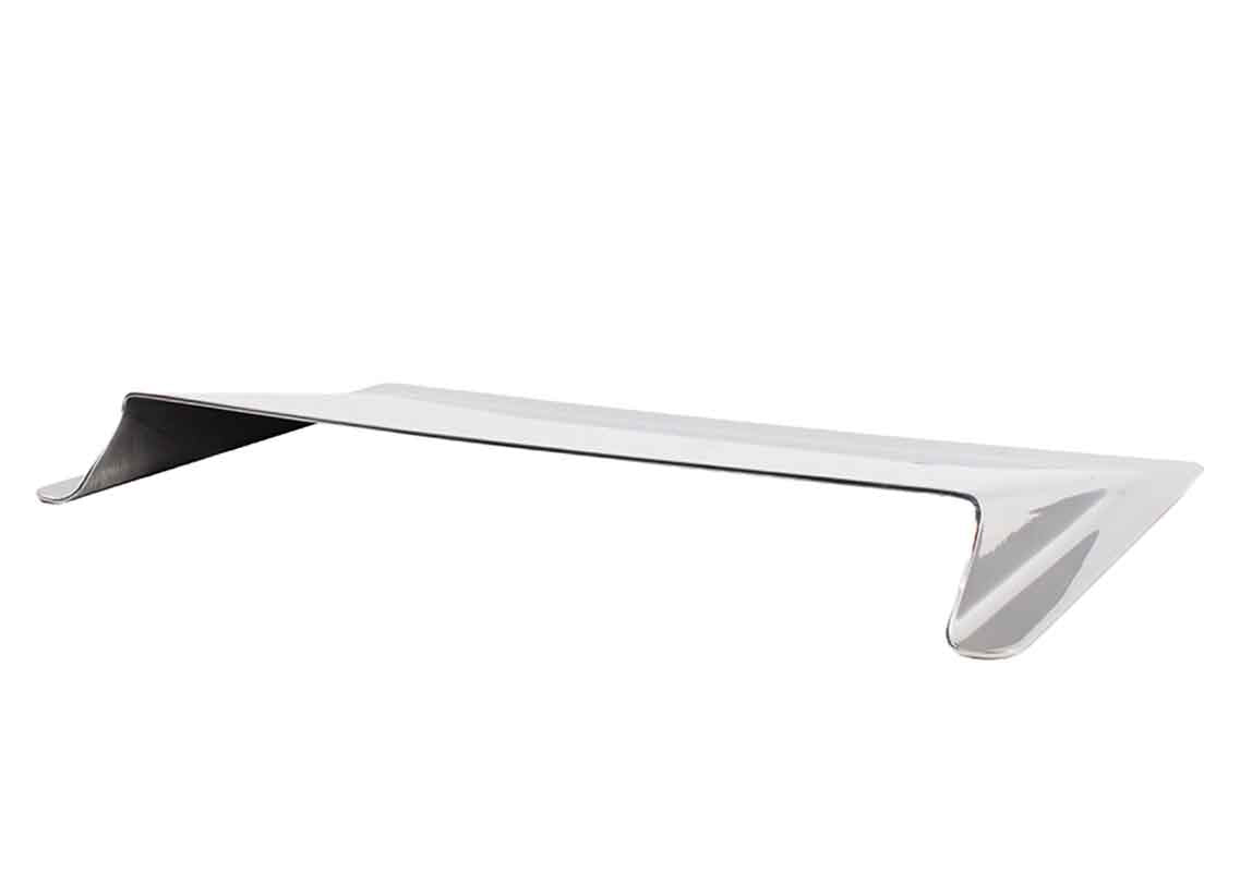 Kentrol 30589 Hood Vent Air Scoop for 2007-2018 Jeep Wrangler JK - Polished Silver