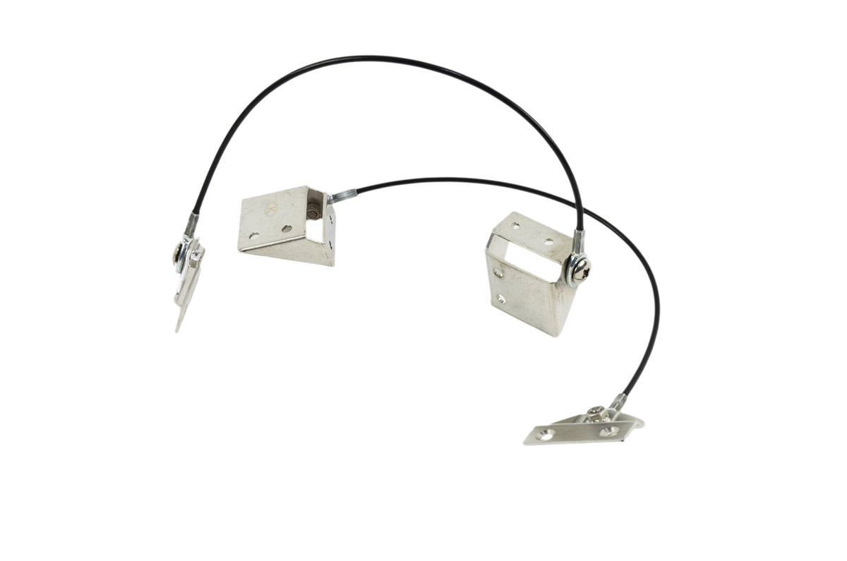 Kentrol 30666 Tailgate Pivot Latch Assembly for 1976-1986 Jeep CJ7 - Polished Silver