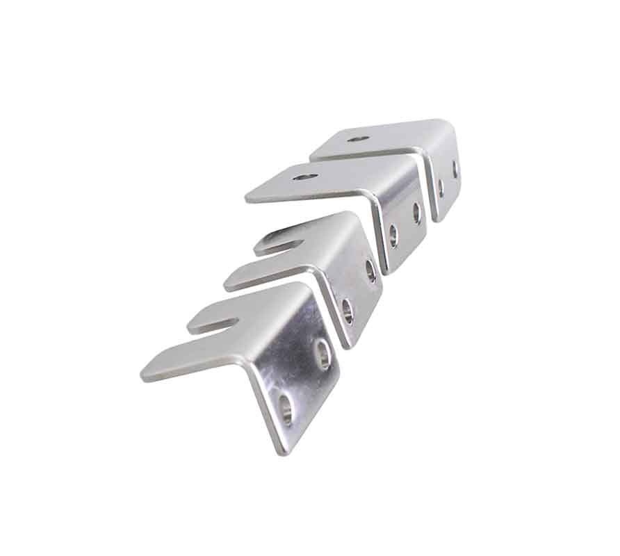 Kentrol 30667 Strut Rod Mounting Brackets 4 Piece for 1972-1986 Jeep CJ5 CJ7 CJ8 - Polished Silver
