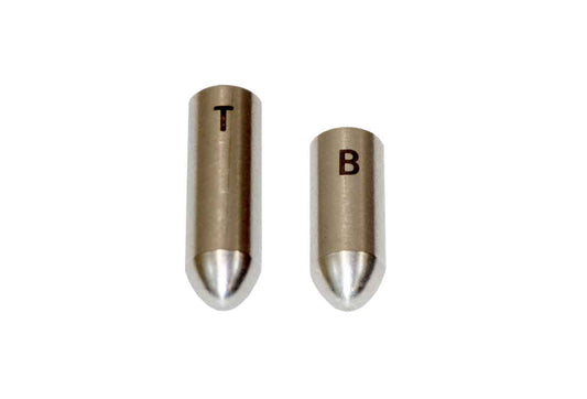 Kentrol 30717 Door Alignment Pins for 2018-2026 Jeep Wrangler JL Gladiator - Polished Silver