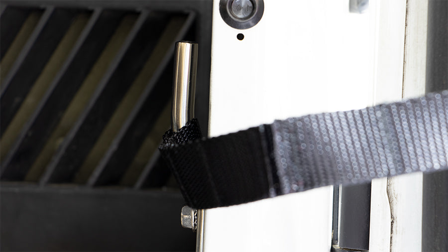 Kentrol 30724 Door Strap Kit for 1997-2006 Jeep Wrangler TJ LJ - Polished Silver